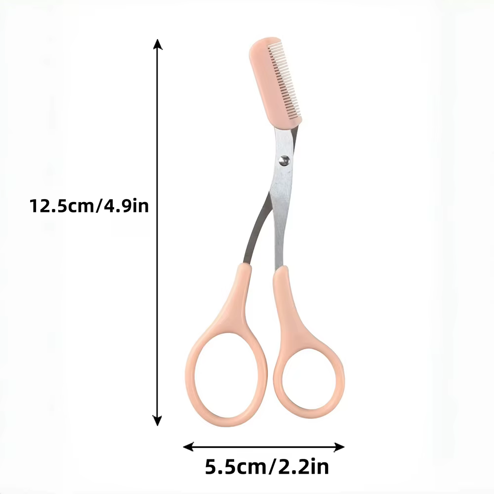 Ciseaux tondeuse à sourcils avec peigne