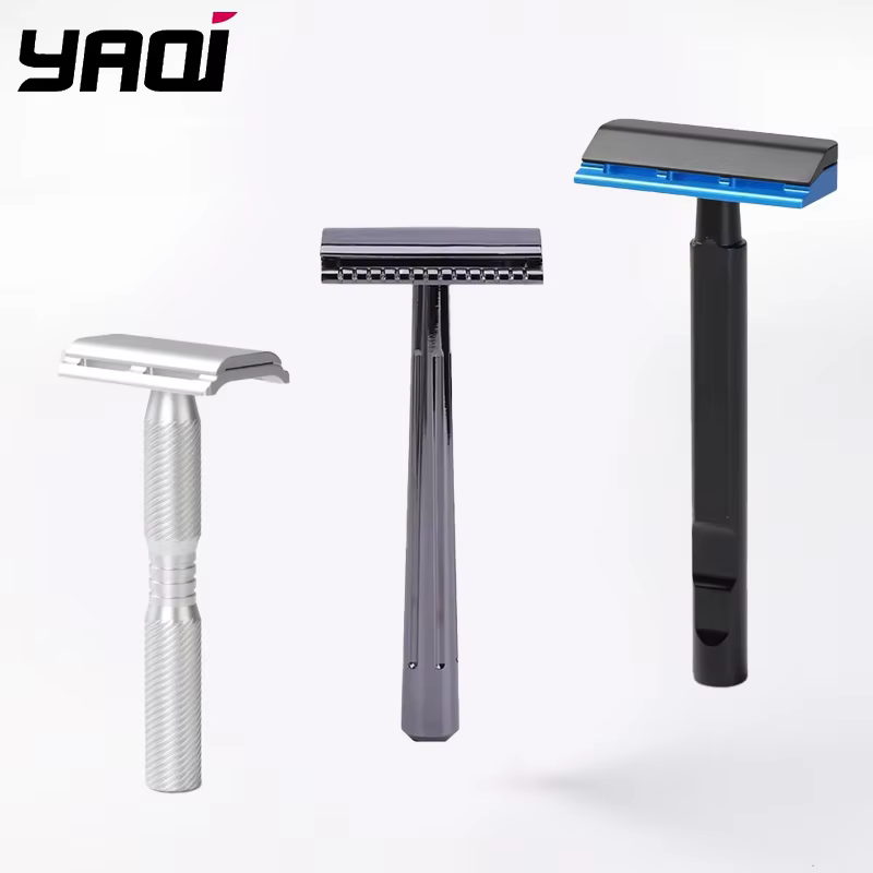 YAQI – rasoir de sécurité professionnel Tachi / Ghost (Version en aluminium) et SE Katana /Globe Trotter