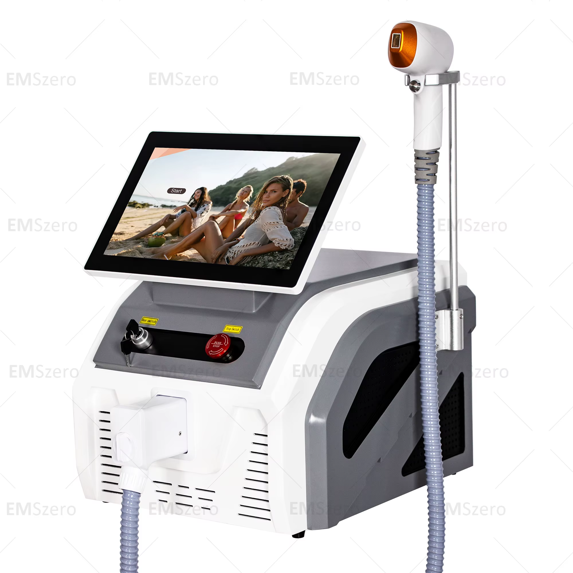 Épilateur professionnel 5000W 808nm à diode pour l'épilation du visage et du corps