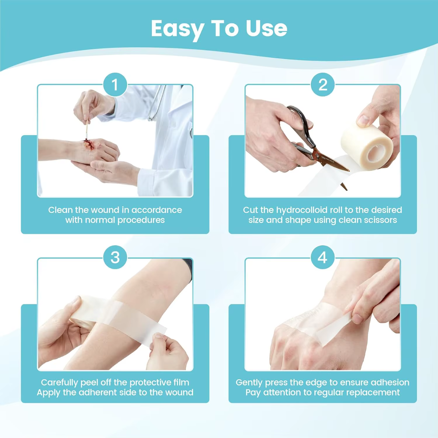 Pansement adhésif pour boutons
