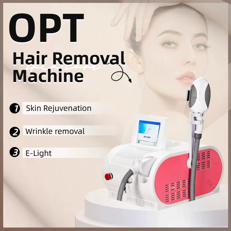 Machine d'épilation au laser IPL pour salon de beauté, épilation permanente professionnelle, Elight OPT, rajeunissement de la peau sans douleur