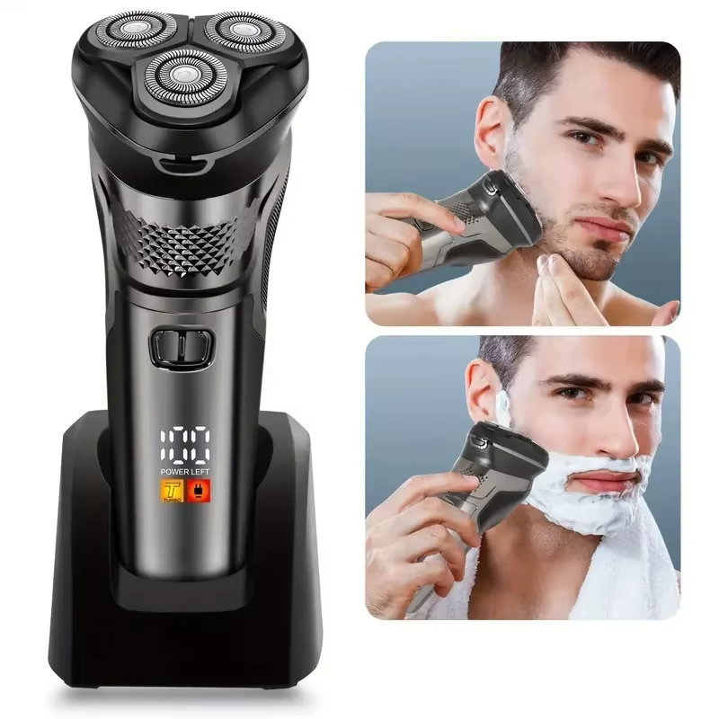 Rasoir électrique pour hommes – Têtes flottantes flexibles 3D