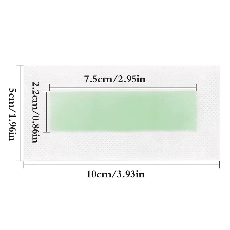 12/24 pièces bandes de cire pour les lèvres du visage