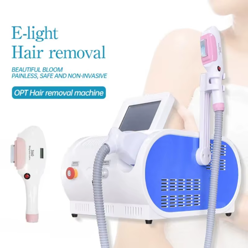 Nouveau 360 magnéto OPT IPL Laser épilation Machine Flaelwss rajeunissement de la peau Elight Permanent épilateur pour Salon