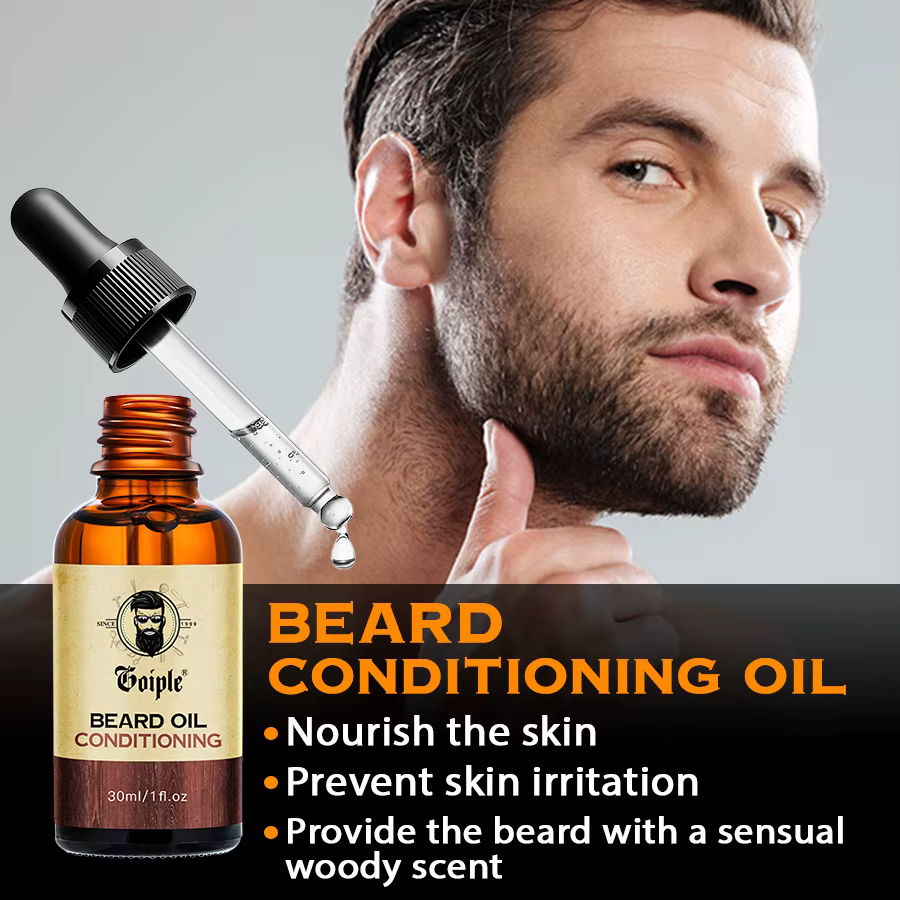 GOIPLE – Kit de soins pour la croissance de la barbe