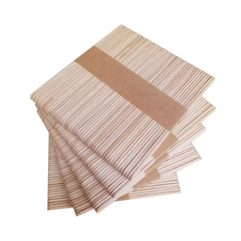Abaisse-langue jetable en bois