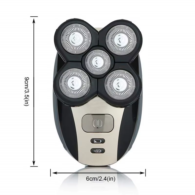 Ensemble de rasoir électrique rechargeable USB IPX7
