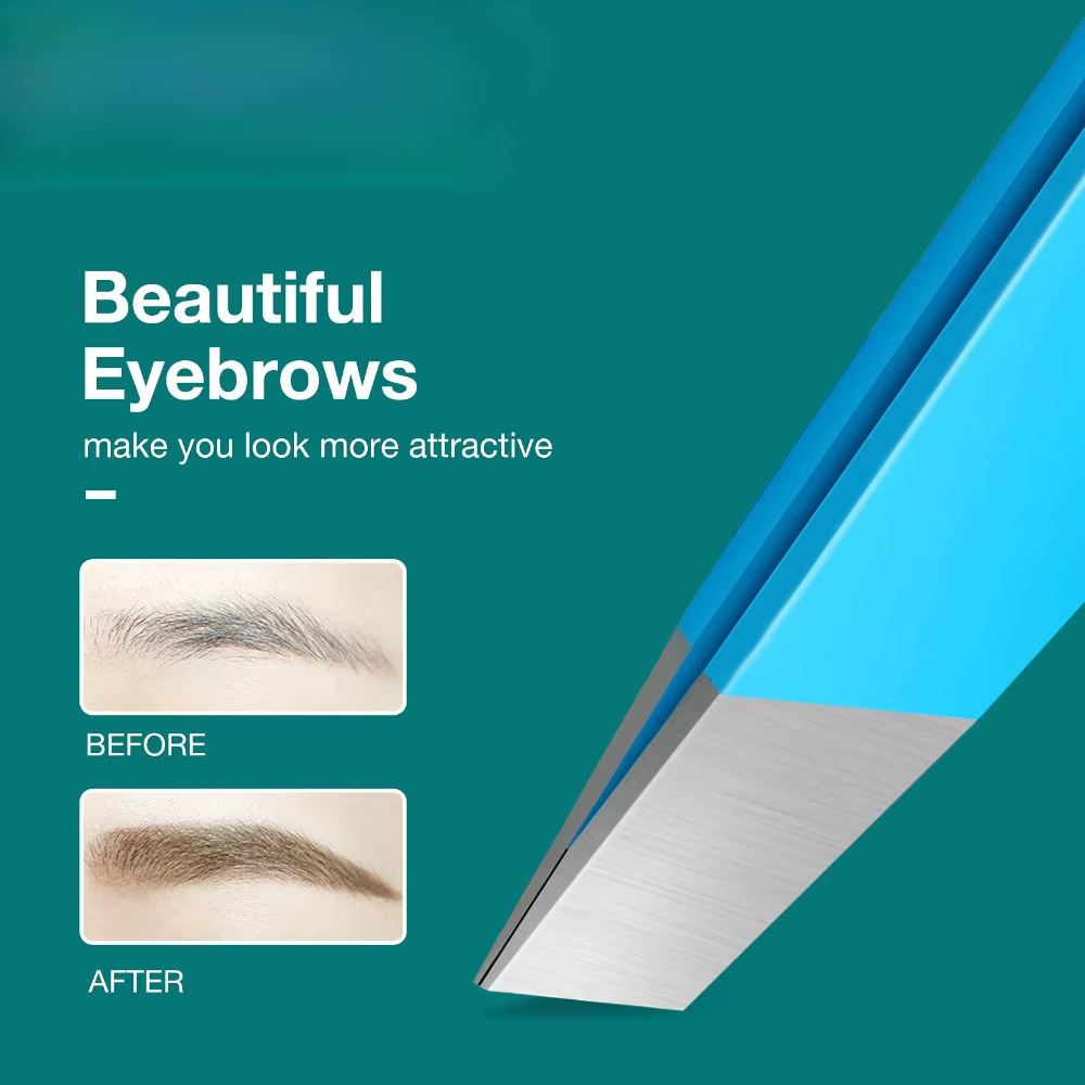 Pince à sourcils colorée de haute qualité