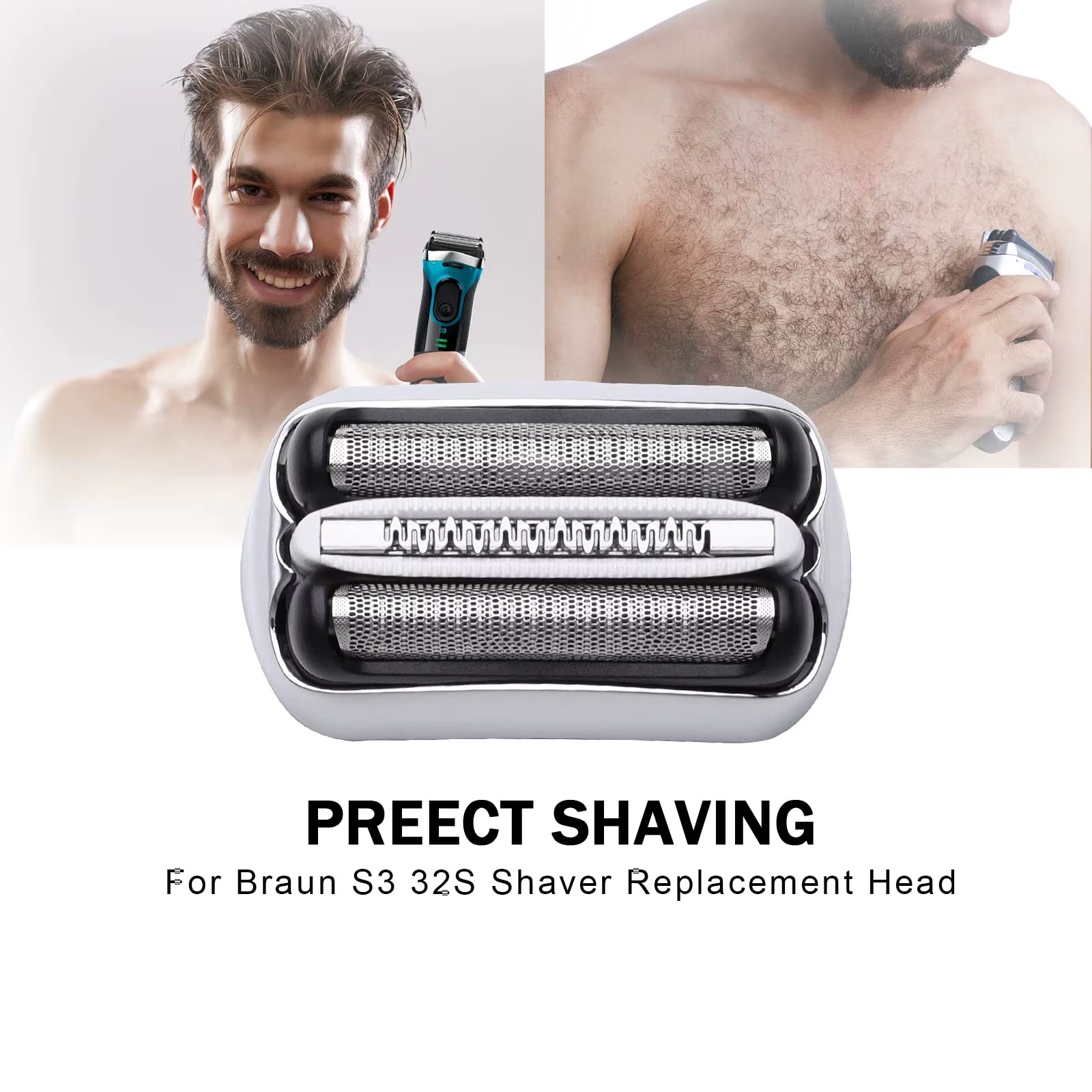 Têtes de rasoir de rechange pour tête de rechange Braun série 3