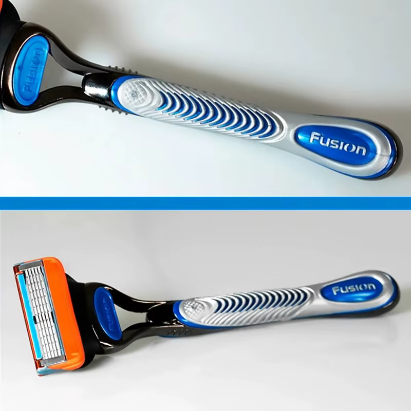 Original Gillette Fusion 5 lames de rasoir pour hommes 5 couches tête de rasage manuelle de sécurité lame Anti-Friction