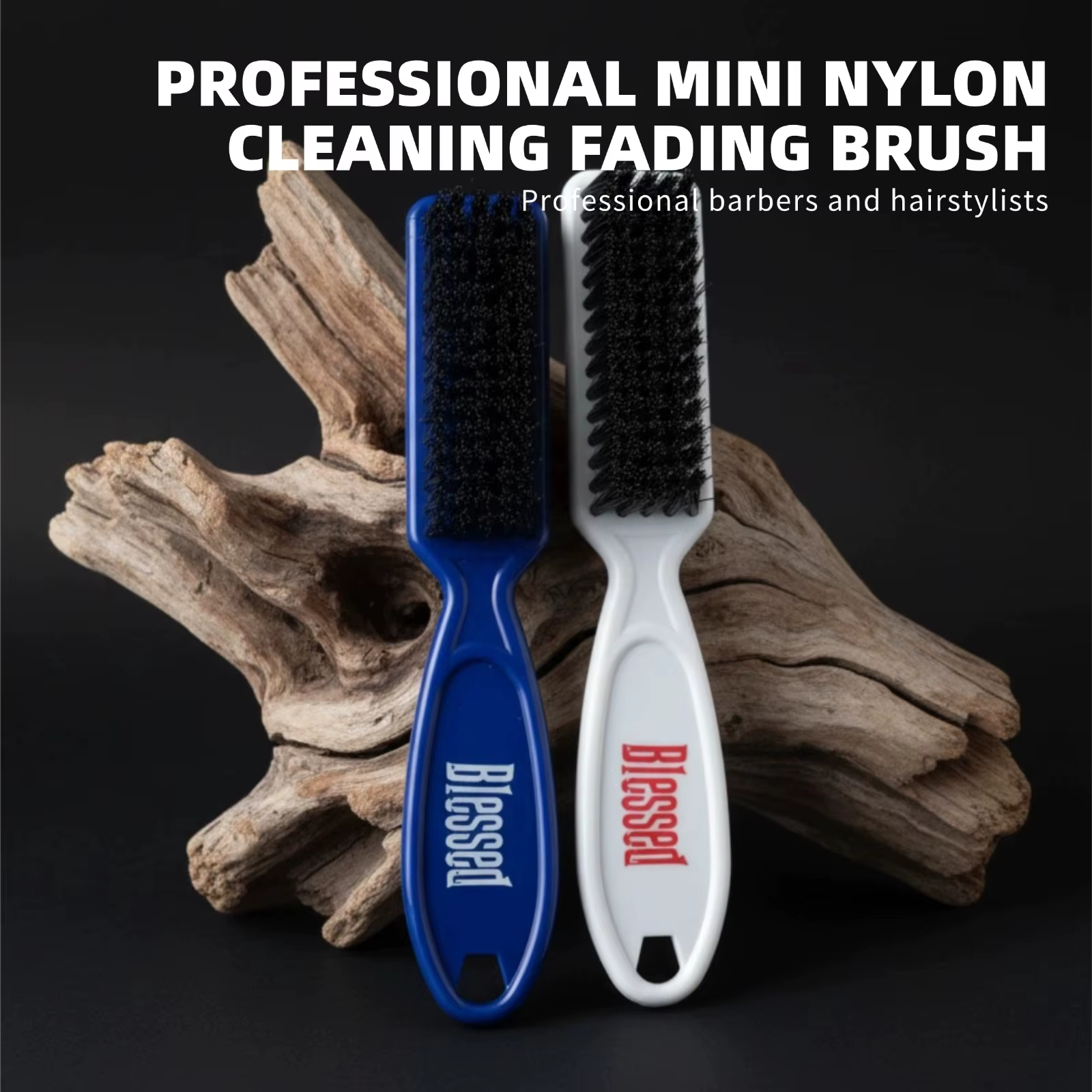 Barbier coupe de cheveux rétro huile tête fondu brosse hommes barbe coiffage