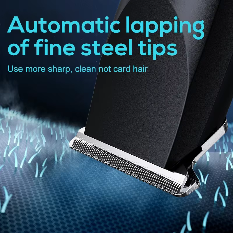 Conception de tête de coupe réglable avec chargement USB pour tondeuse à cheveux électrique
