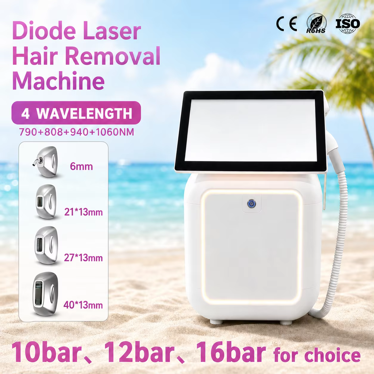 Épilateur laser professionnel haute puissance 4000 W