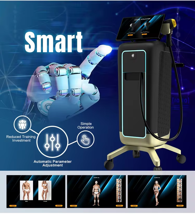 Machine d'épilation laser professionnelle 2-en-1 2026 808nm/755nm/940nm/1064nm : Épilation et élimination des pigments/tatouages