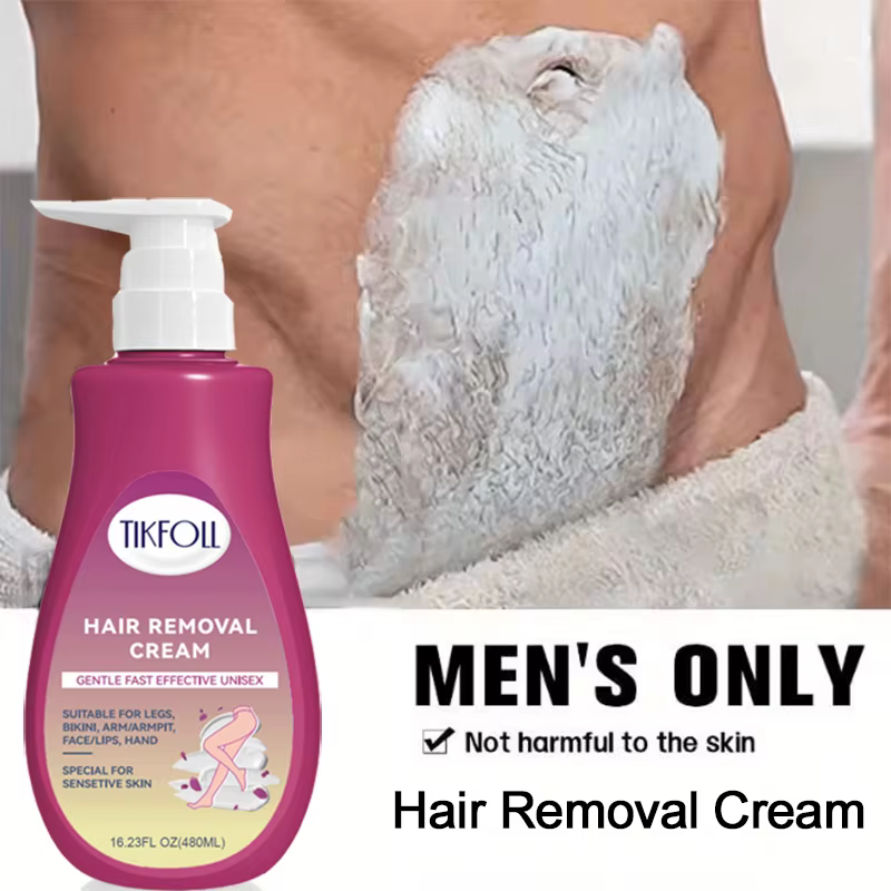 Crème dépilatoire douce à action rapide pour hommes et femmes de 480 ml