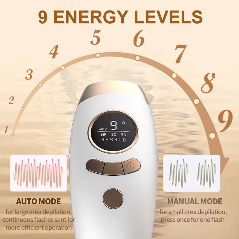 Épilation laser Vancostar 3 en 1 pour femmes et hommes 999900 Flashes rajeunissement traitement de l'acné beauté santé