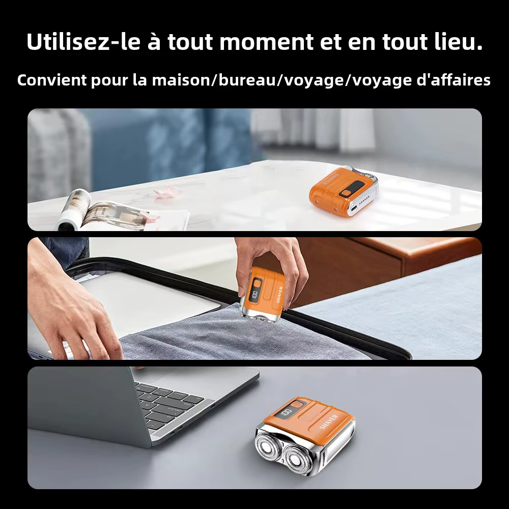 Mini rasoir électrique Intelligent à affichage numérique