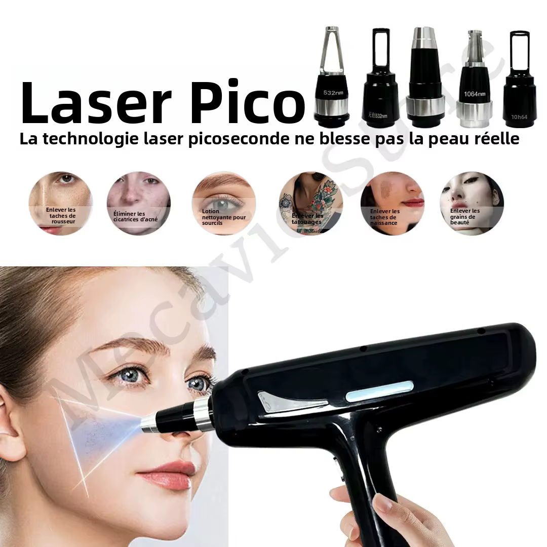 Appareil multifonctionnel de qualité professionnelle 4-en-1 à laser diode 808 nm pour pico-carbone