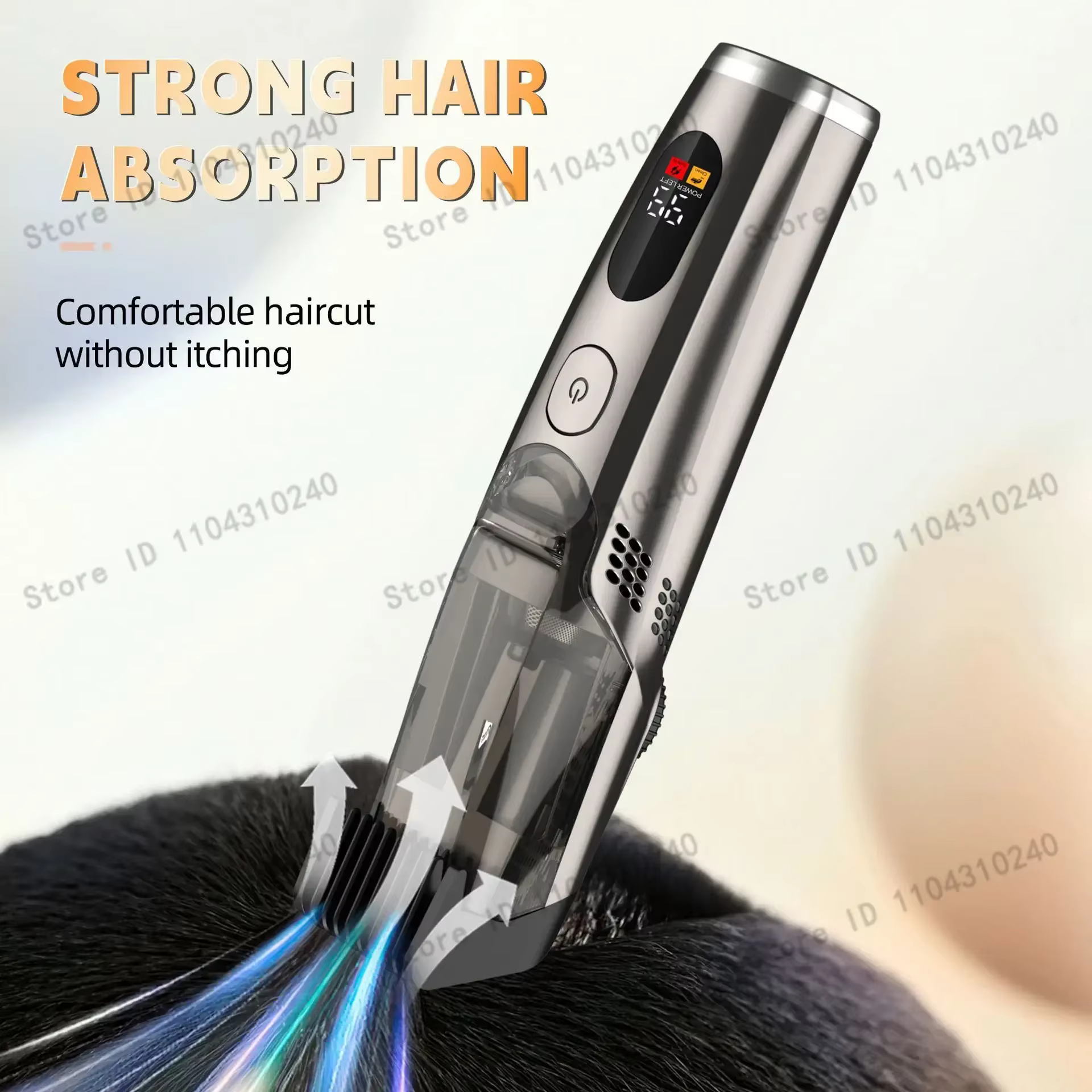 Tondeuse à barbe sous vide pour hommes
