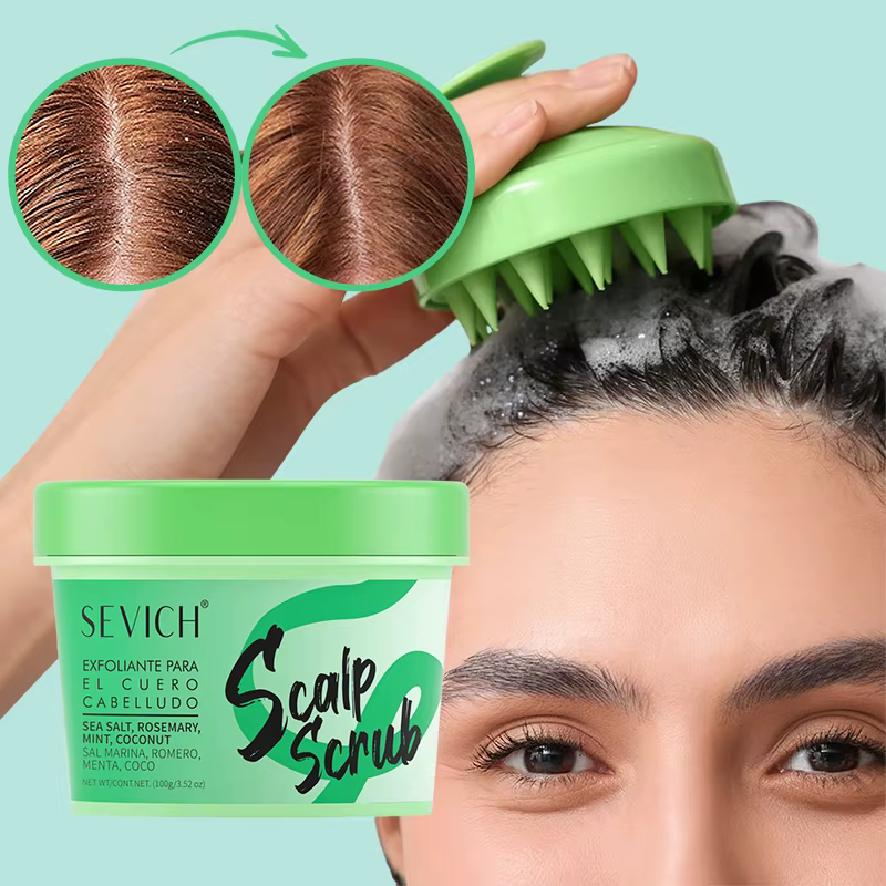Gommage du cuir chevelu pour laver les cheveux, crème de contrôle de l'huile, exfoliante, Anti-démangeaison, réparation, nettoyage du cuir chevelu, soins de Massage, crème exfoliante