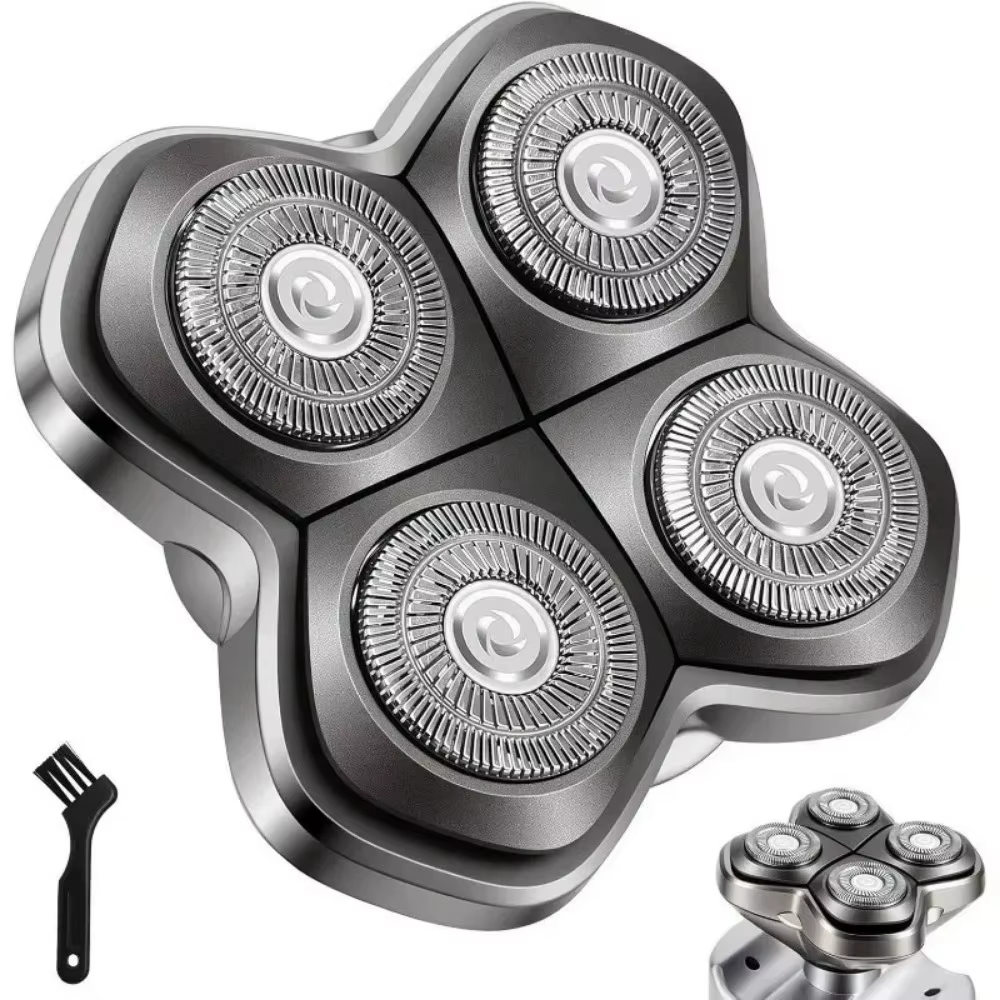 Tête de rasoir électrique de remplacement compatible Pro4 pour rasoirs Skull Pitbull/Butterfly Kiss Pro/Palm Shavers