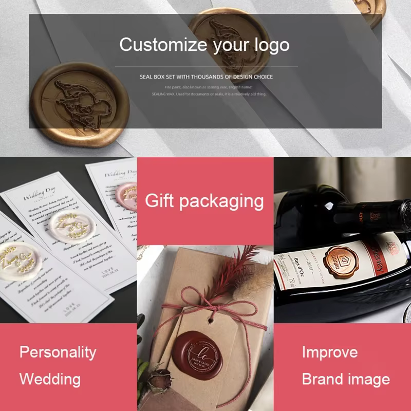 Sceau d'avertissement de logo personnalisé, personnalisé, décor de scrapbooking, faire-part de mariage, personnalisé avec votre conception, cadeau d'anniversaire