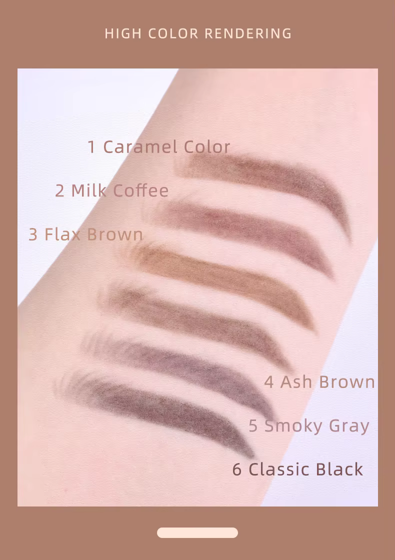 Crayon à sourcils Ultra fin à Double extrémité de 1.5mm (Kemelo) maquillage des yeux professionnel longue durée imperméable à l'eau et à l'épreuve de la sueur pour les femmes