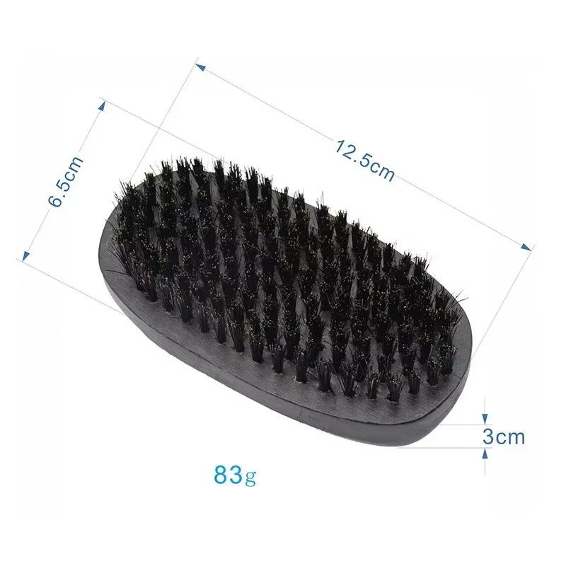 Brosse à barbe professionnelle en poils de sanglier pour hommes