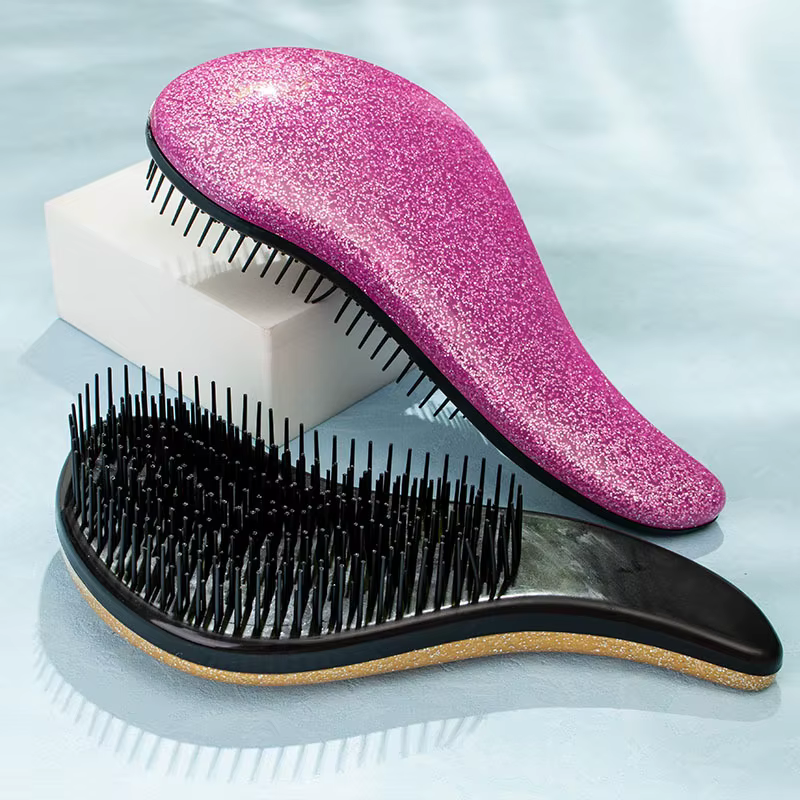 Brosse ergonomique pour épilation douce