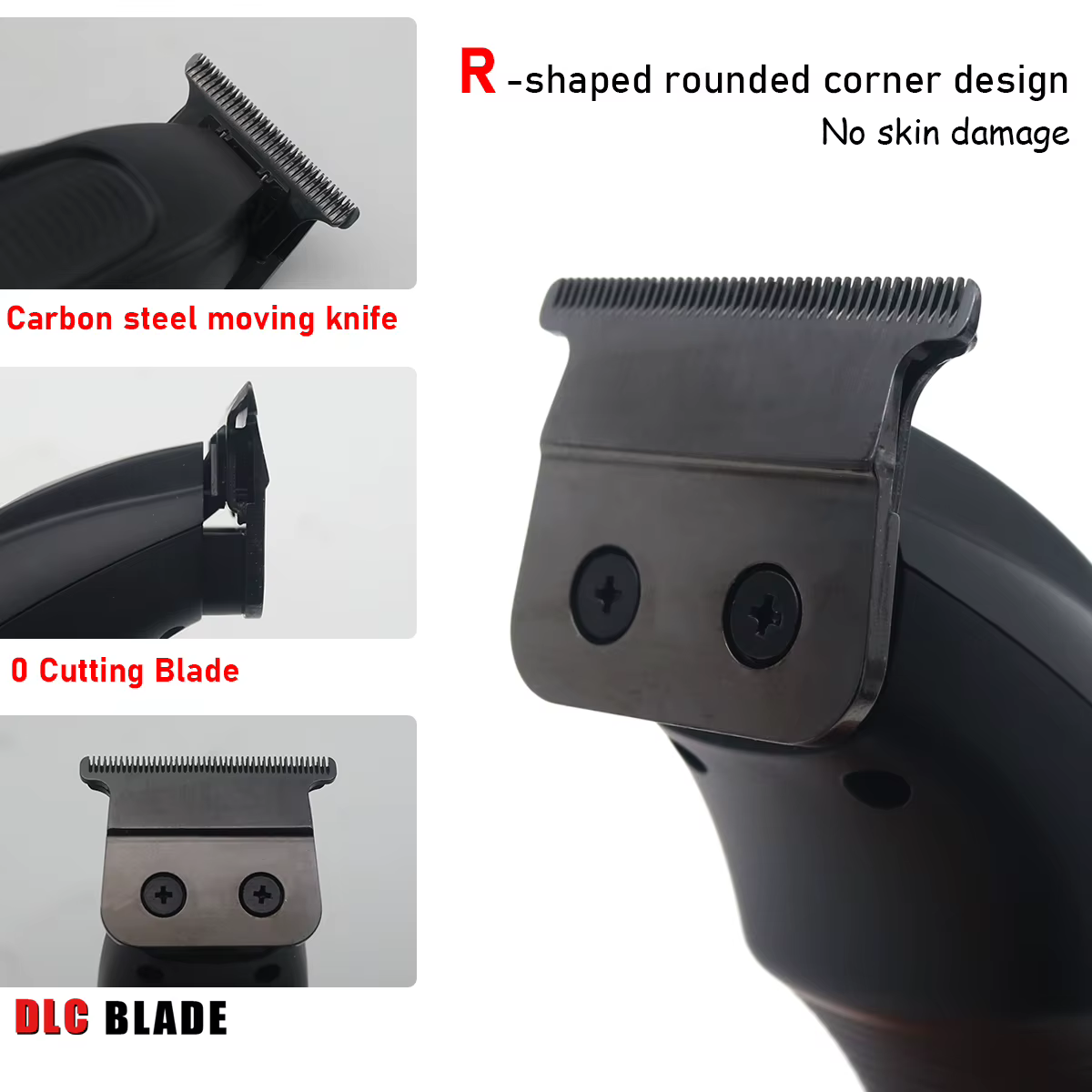 Kit de tondeuse à cheveux professionnelle pour hommes avec affichage LED lame DLC 9000 tr/min Machines de barbier Wmark ROSYOUS NG125 RS106 NG7982