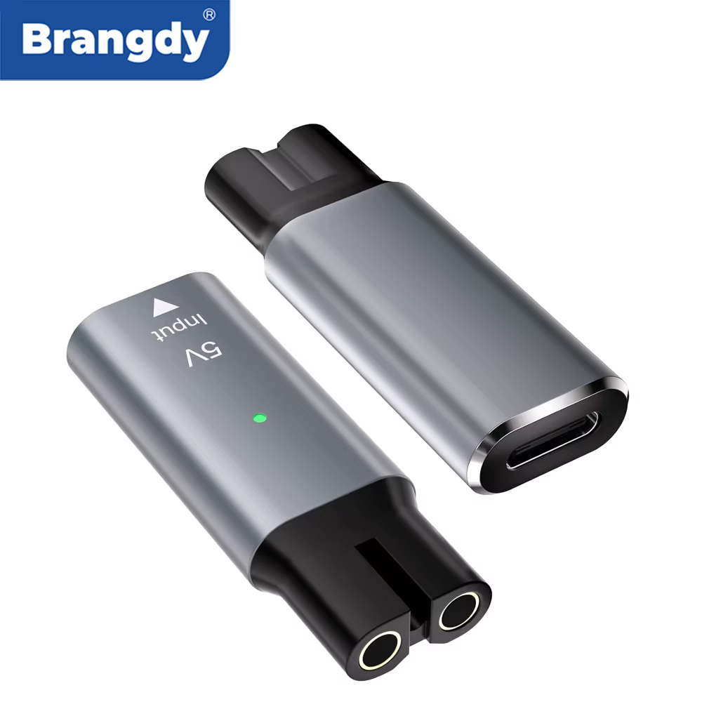 Brangdy 5V type-c adaptateur de rasoir chargeur convertisseur pour Philips OneBlade QP2724 QP2834 QP1424 QP1924 QP4631 tondeuse à barbe