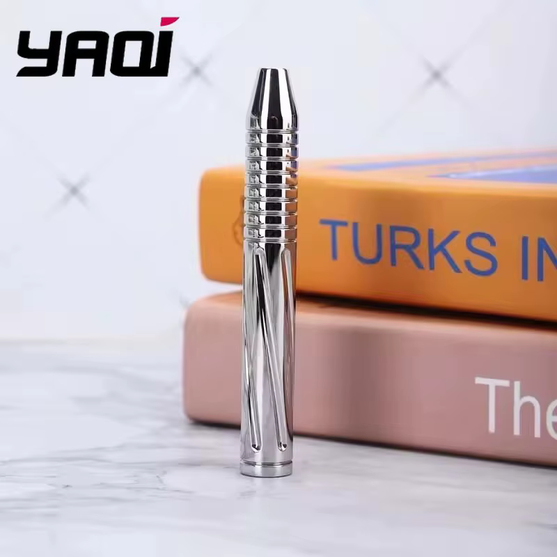 Nouveauté 2026 ! Rasoir de sécurité YAQI BULLET en acier inoxydable poli et laiton pour homme