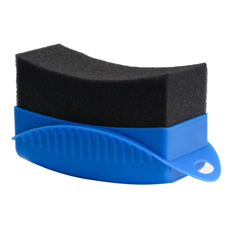 Éponge de polissage pour roues de voiture, brosse en plastique ABS, nettoyage du Contour des pneus, tampons applicateurs, accessoires de détail