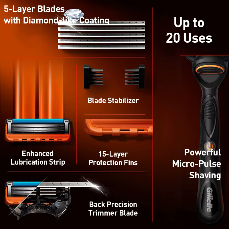 Rasoir Gillette Fusion5 Power pour hommes