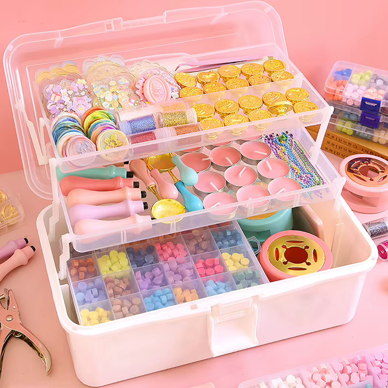 Kit de timbres de sceau d'avertissement pour mariage, banc de sceau, boîte de rangement d'avertissement, fournitures d'artisanat de four, outils exécutifs