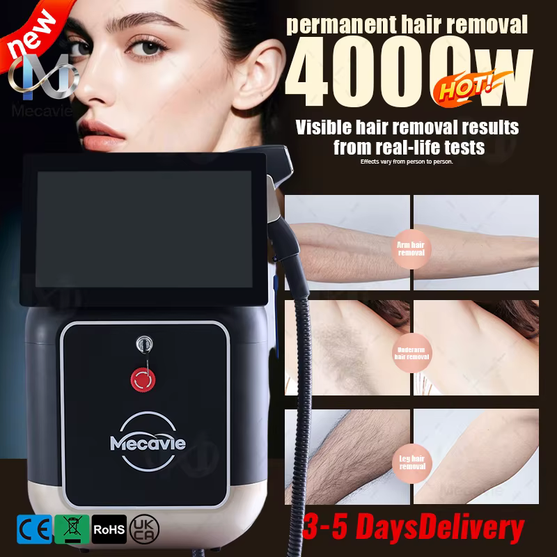 Appareil d'épilation au laser à diode 2026 808 5000W pour l'élimination des tatouages