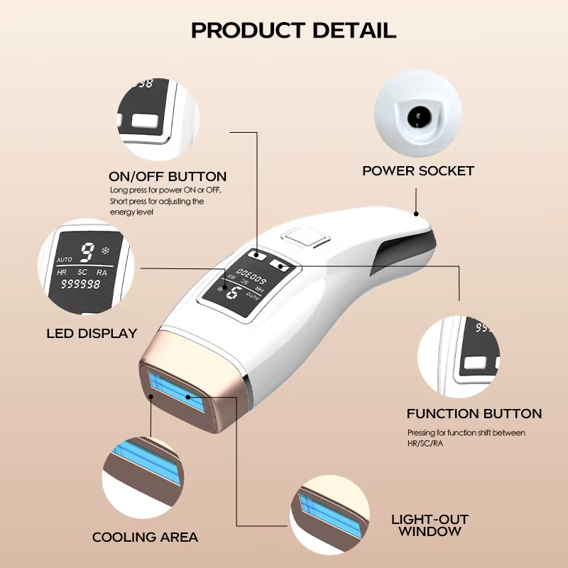 Vancostar-Épilateur laser 4 en 1