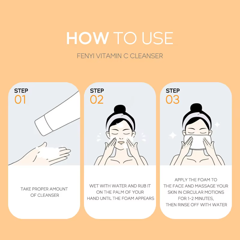 Nettoyant pour le visage à la vitamine C