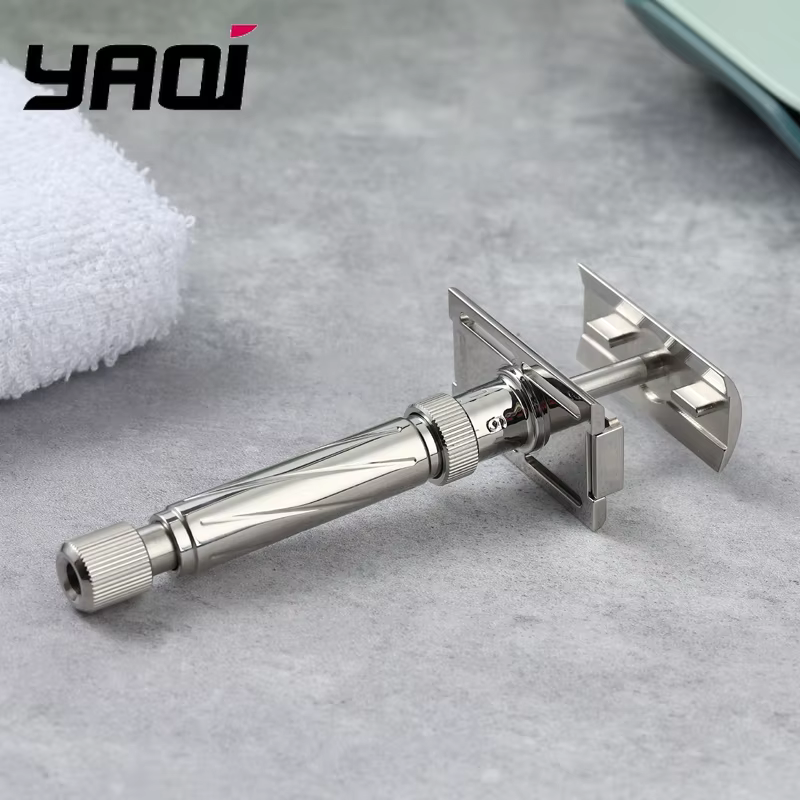 Rasoir de sécurité réglable en acier inoxydable pour homme Yaqi Ultima - Expérience de rasage confortable