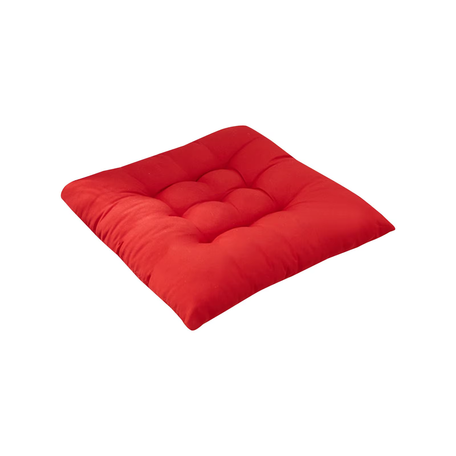 Coussin de Chaise en Polymères Carrés en Coton Doux et Rembourré, Solide, pour Bureau, Maison, Voiture, Jardin, Salon de Soleil