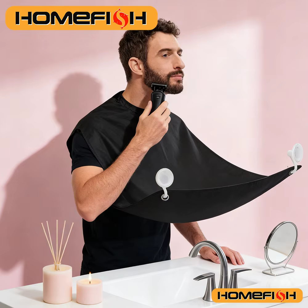 Bavette de rasage pour homme - Cape de protection