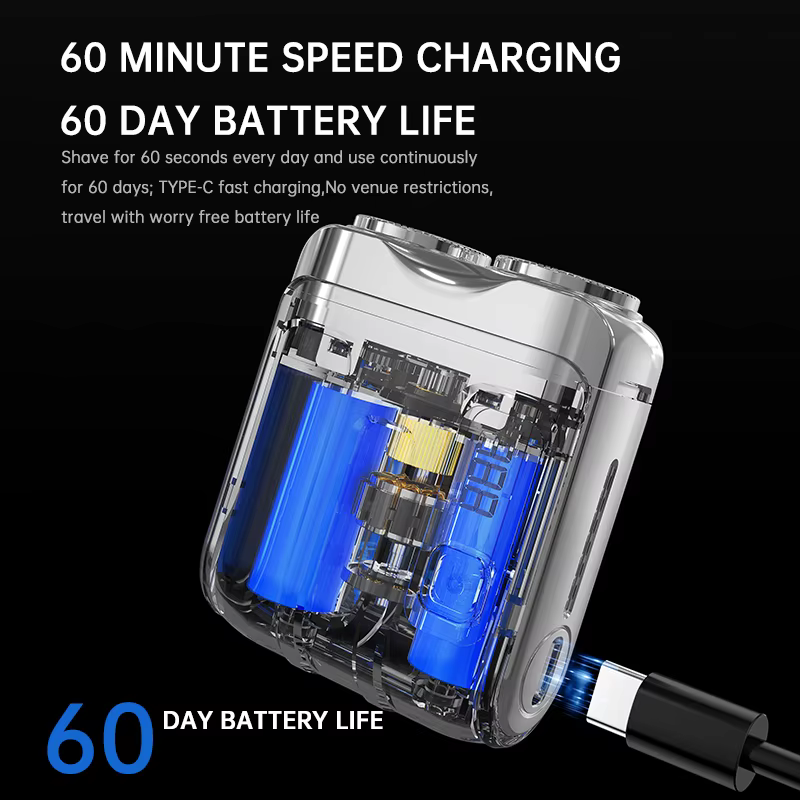 Mini rasoir électrique intelligent pour voiture et ménage
