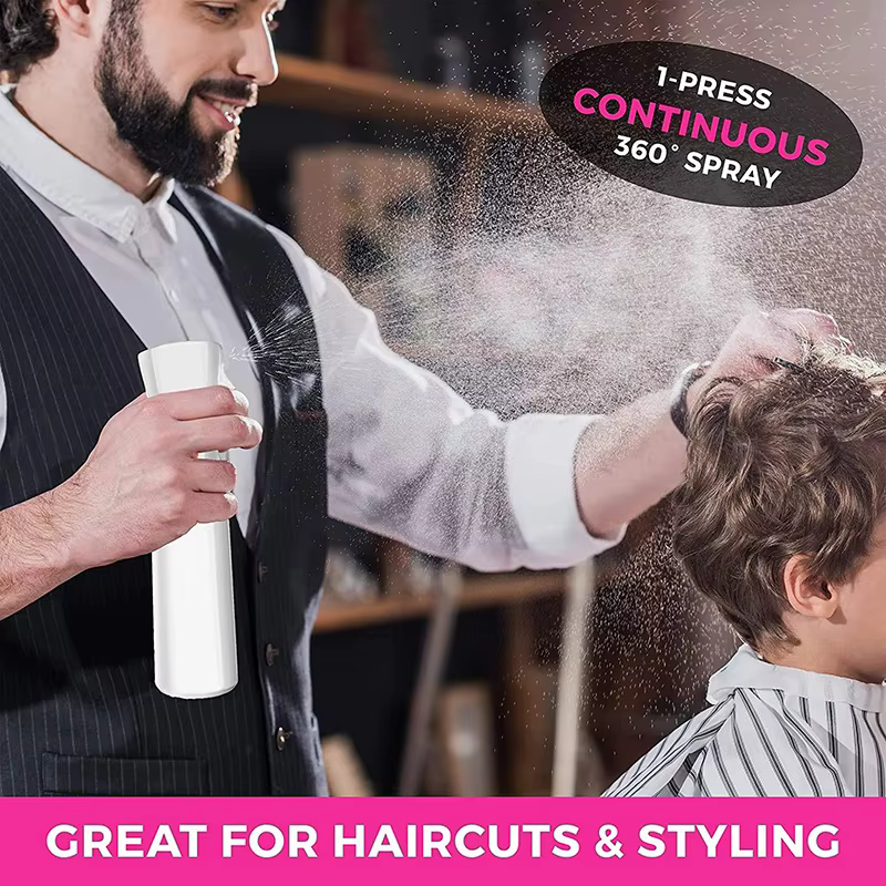 BIBI pulvérisateur continu eau pour cheveux Ultra Fine monsieur vaporisateur bouteille sans propulseur pour la coiffure