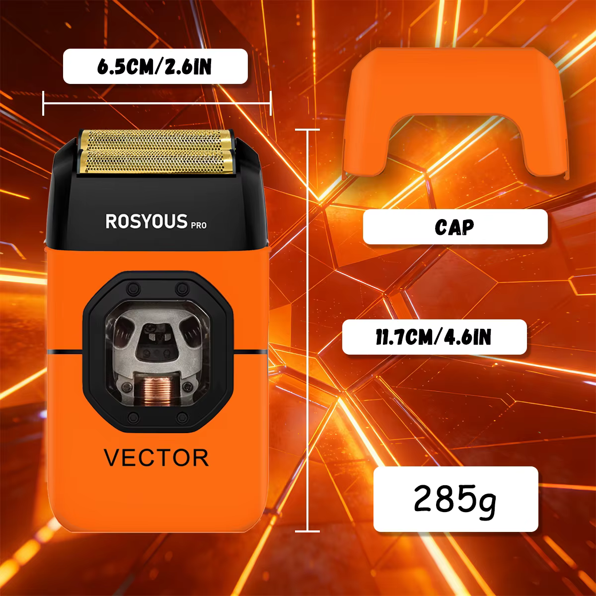 Rasoir Électrique Professionnel ROSYOUS RS-999 pour Homme