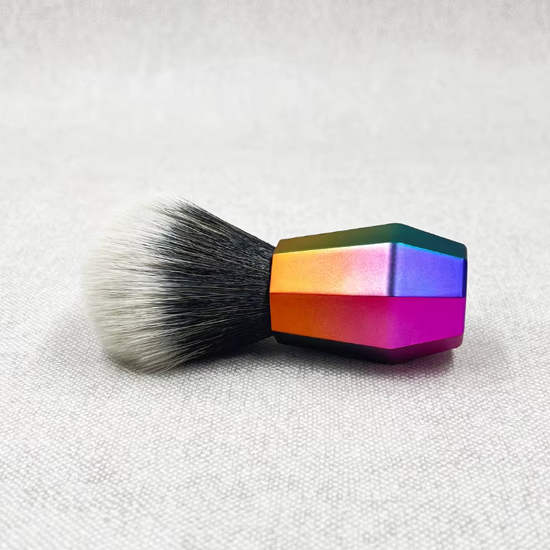 Pinceau à raser GDMG - Poignées colorées - Outils de nettoyage de la barbe pour hommes