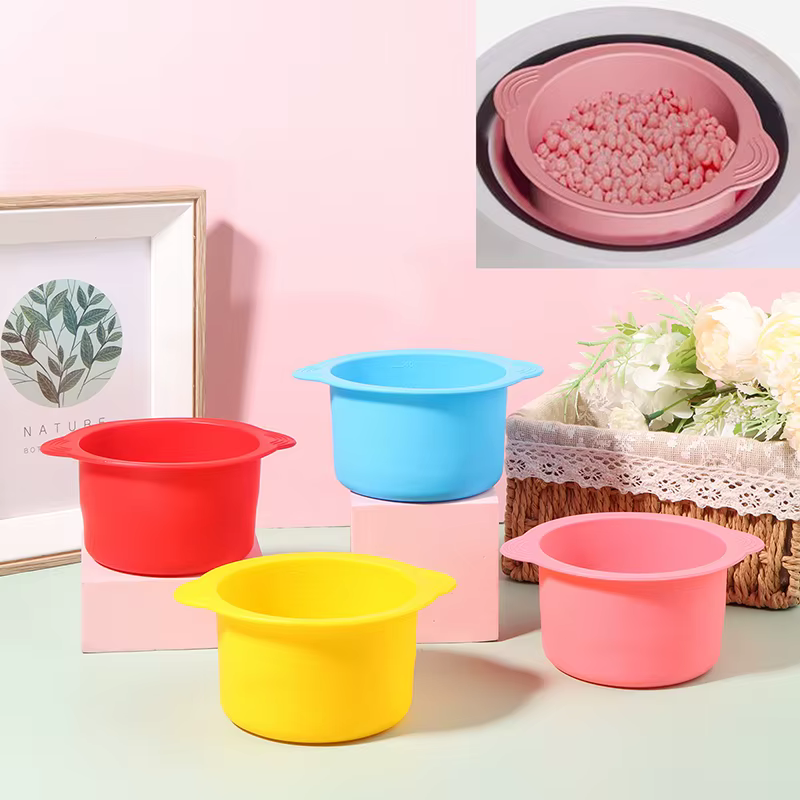 Bols en silicone épais et résistants à la chaleur pour chauffe-cire