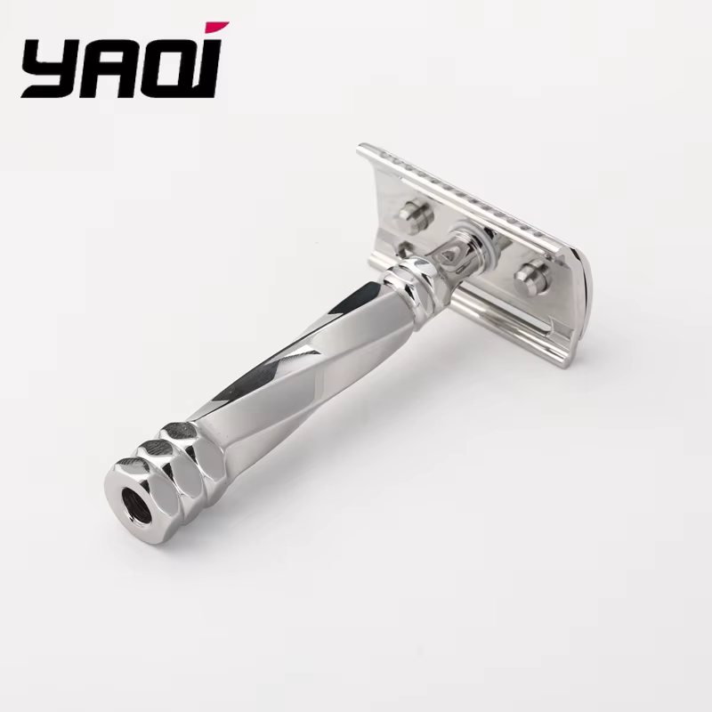 Nouveauté 2026 ! Rasoir de sécurité YAQI Cerberus en acier inoxydable - Lame de 0