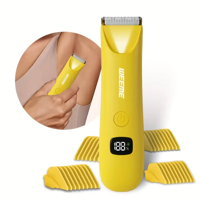 Tondeuse bikini et corps LED de précision pour hommes et femmes – Épilation indolore