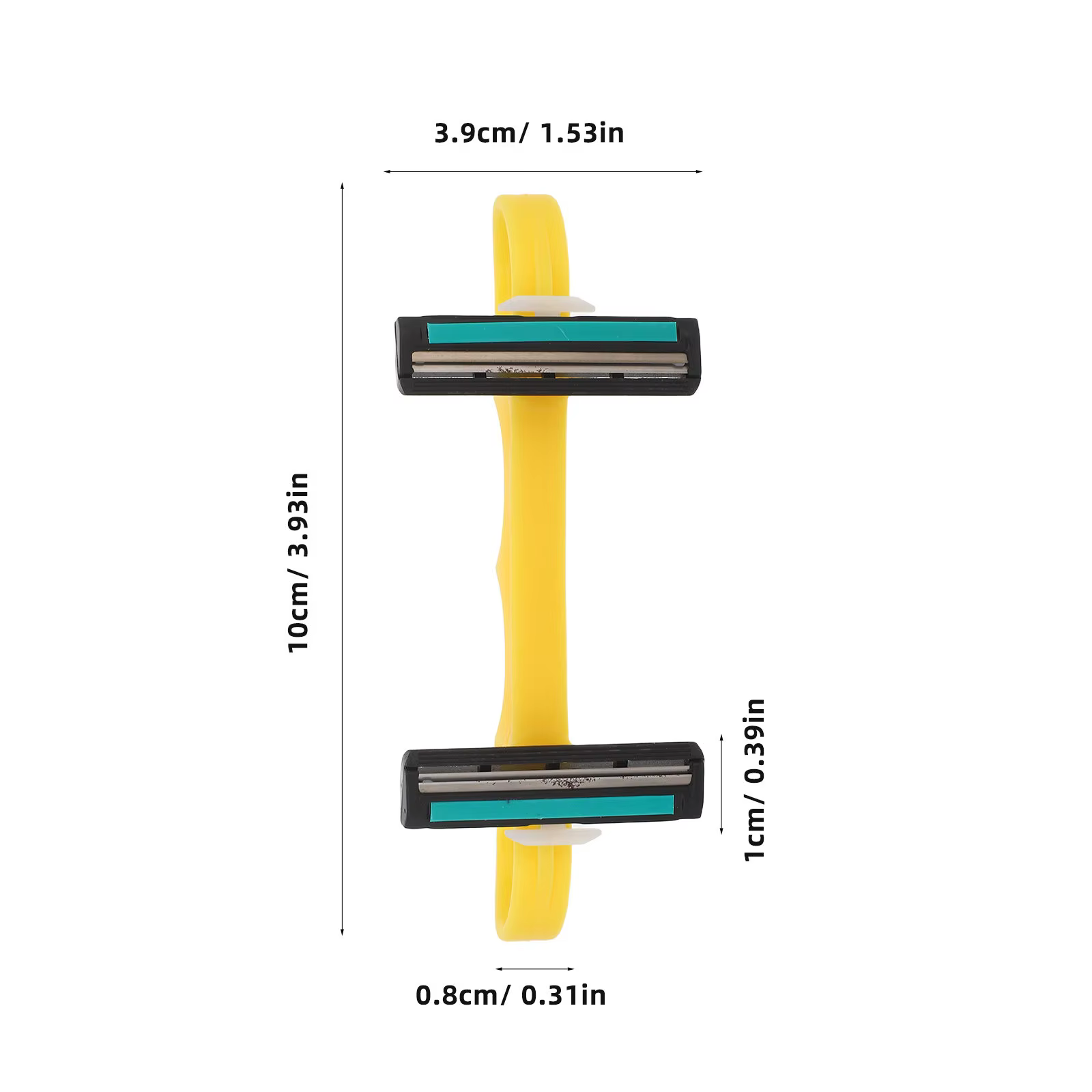 1 Rasoir double tête pour crâne chauve