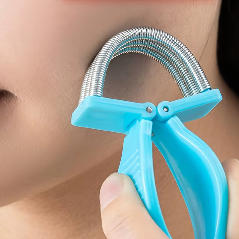 1 pièces épilateur Facial à main rouleau à ressort sûr femmes épilation du visage